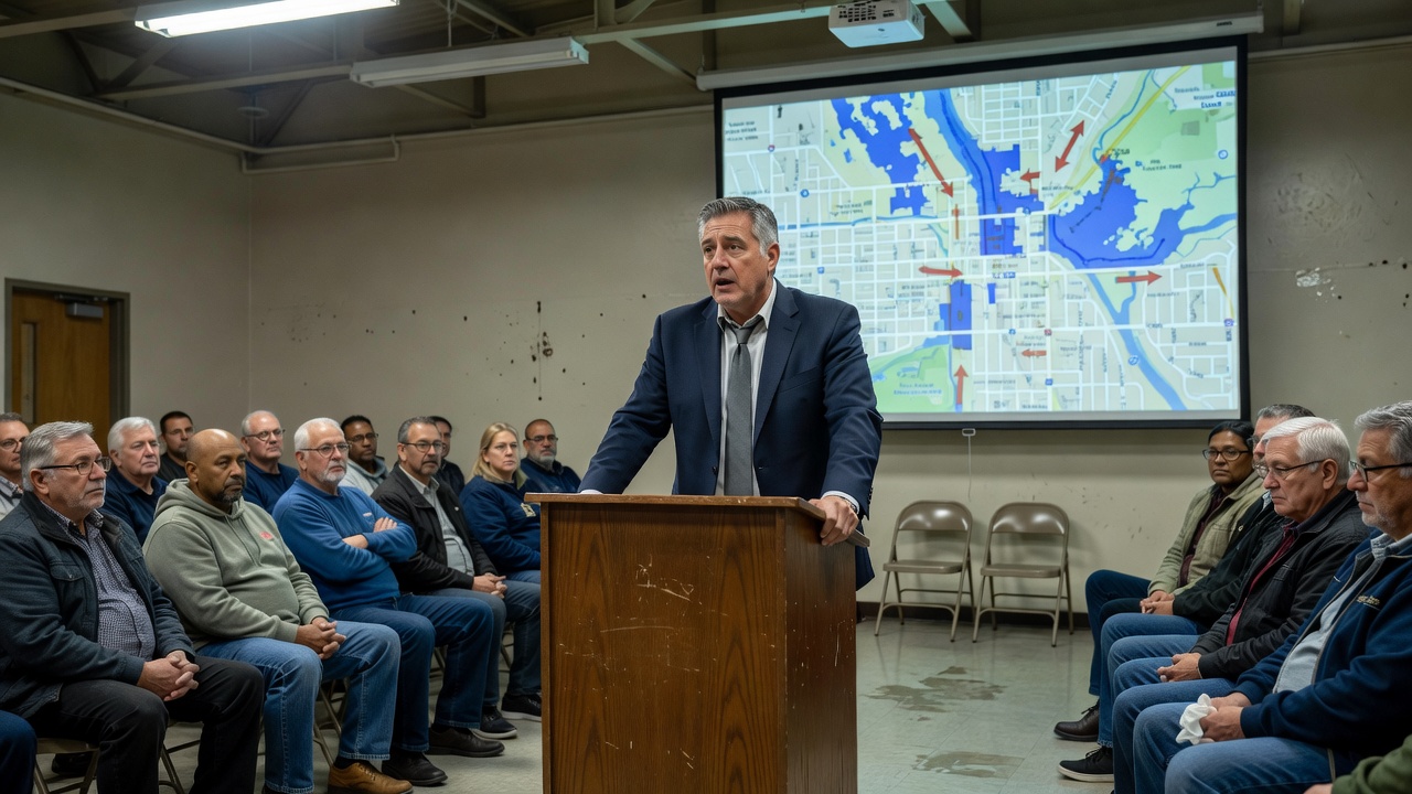 Pelino Mayor Addresses Flooding Concerns in Town Hall Meeting
